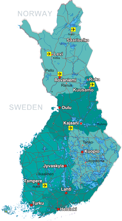 Карта финляндии канал. Карта Финляндии с городами. Карта Финляндии с городами на финском. Карта Финляндии с достопримечательностями. Карта Финляндии с городами подробная.