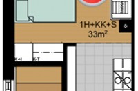 План апартаментов Aurinkorinne 33