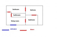 План номера FAMILY ROOM 2 BEDROOM