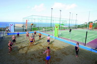 Отель MELTEMI VILLAGE(4*), фотография 03; Теннисный корт, площадка для волейбола