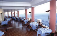 Отель MITSIS SUMMER PALACE RESORT(5*), фотография 10; Restaurant outside
